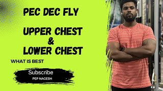 Pec dec fly  Upper chest amp Lower chest [upl. by Norrie]