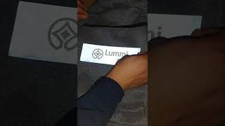 Electroluminescent Logo Bag with Reflective sheet [upl. by Hess]