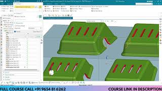 HINDI  129 Creating Parting Surface  Part 414  Injection Mold Design [upl. by Taro]