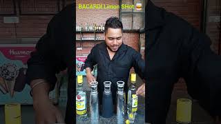 BACARDI Limon SHot viral cocktails drink reels alcohol [upl. by Auos]