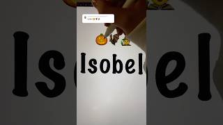 name series  isobel🎃🦇🧙‍♀️  shorts procreate digitalart shortsviral art [upl. by Zitvaa]