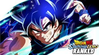 UI SIGN GOKU CLEARS RANKED in Dragon Ball Sparking Zero [upl. by Chloe]