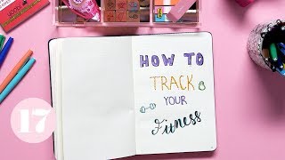 How To Track Your Fitness in Your Bullet Journal  Plan With Me [upl. by Puett]