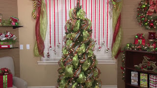 Decorating a Tree Mesh and Ribbon [upl. by Peoples]