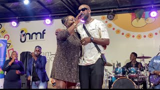 Eddy Kenzo and Sarah Zawedde performing “Kambere Naawe” [upl. by Suinuj]