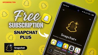 How to get FREE snapchat plus subscription 😱 [upl. by Onitnas]