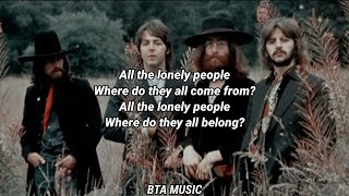 The Beatles  Eleanor Rigby Lyrics [upl. by Elrae]