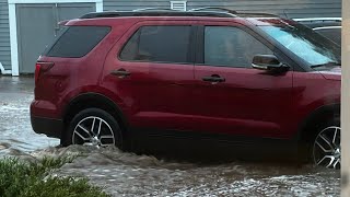 Flash flood in Tofte MN on the shores of Lake Superior [upl. by Moreland]