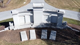 Milton Hershey’s grave and mansion drivethrough In Hershey Pennsylvania [upl. by Aicul341]