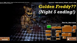 Golden Freddy FNAF 2 Reimagined Night 5 [upl. by Martica]