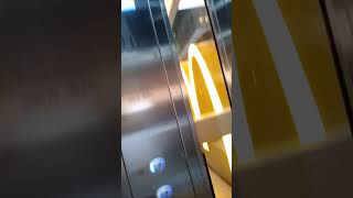 1x ThyssenKrupp Elevator  Dubai International Airport Terminal 3 in Dubai UAE Black Phone [upl. by Dearborn]