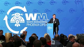 A Look Back at the 2020 Waste Management Phoenix Open TeeOff Luncheon [upl. by Eiramait]