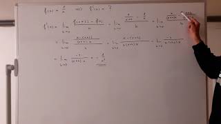 Differentialrechnung 7 Ableitung von 1x [upl. by Jone]