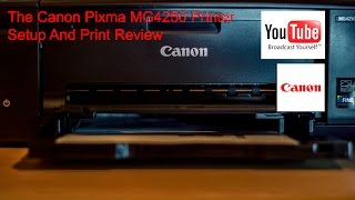 Canon MG4250 Printer setup and test [upl. by Howlan353]