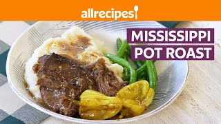 How to Make Mississippi Pot Roast  Get Cookin  Allrecipescom [upl. by Grimaud198]