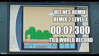 SPEEDRUN Ultimate Nes Remix 3ds Remix 2 Level 1 in 0007300 by andresfgp13 TWR [upl. by See]