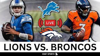 Lions vs Broncos Live Streaming Scoreboard PlayByPlay Game Audio amp Highlights  NFL Week 15 [upl. by Downes]