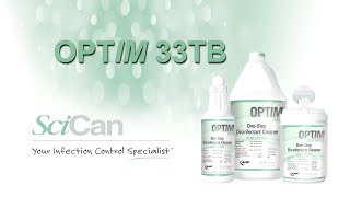 SciCans OPTIM 33TB Cleaner amp Disinfectant [upl. by Onaled]