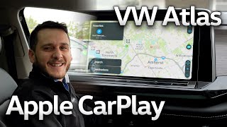 How to Connect Apple CarPlay in Your 2024 VW Atlas [upl. by Yensehc]