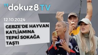 Gebzede hayvan katliamına tepki sokağa taştı Seren Serengil ve Hande Yener de eylemdeydi [upl. by Pip]