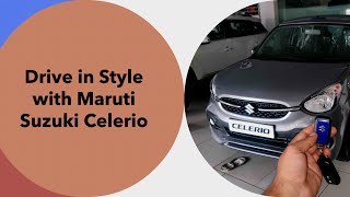 maruti celerio zxi plus grey color  celerio top model इतनी milage 🤑 [upl. by Giarc]