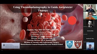 Using Thromboelastography to guide Antiplatelet Therapy by Dr Anahita Dua  WhyNHow Seminar [upl. by Lamaaj]