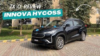 INNOVA HYCROSS ZX O FULL REVIEW BLACK COLOUR  ADAS  NEW FEATURES toyota review [upl. by Clarissa]