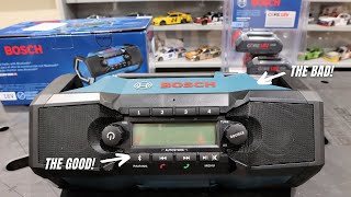 Bosch Compact Jobsite Radio GPB18V2CN  Accept Phone Call True Wireless Stereo and More [upl. by Babita]