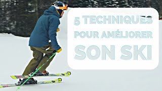 5 techniques pour améliorer son ski [upl. by Aehr320]