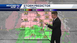 Cold Thursday freezing drizzle could impact Friday PM commute [upl. by Eisse201]