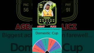 CASEMIRO  Career Path Evolution on FIFA fifa soccer football [upl. by Ahtael]