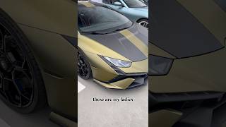 These Are My Ladies🤫 cartok trending viralshorts exotic funny lamborghini ferrari sportscar [upl. by Ecyaj]