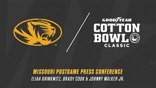 MIZZOU FB Cotton Bowl Postgame Press Conference [upl. by Hesper]