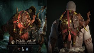 Sacred Ivories Druid Accessories  Diablo 4 Cosmetic Showcase [upl. by Suoilenroc]