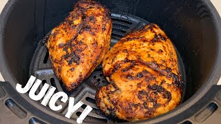 SUCCULENT Air Fryer Chicken Breast  JUICY JUICY JUICY [upl. by Mchenry844]