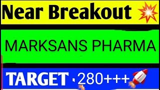 MARKSANS PHARMA SHARE LATEST NEWS TODAYMARKSANS PHARMA SHARE TARGETMARKSANS PHARMA SHARE ANALYSIS [upl. by Mullen]