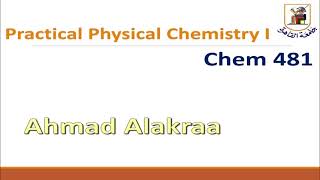 Exp 3 Kinetics of Persulfate Iodide Reaction [upl. by Jazmin]