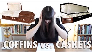 MORBID MINUTE Coffins vs Caskets [upl. by Nagiam]