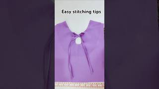 Easy stitching tips for beginners youtubeshorts shorts [upl. by Alleuol121]