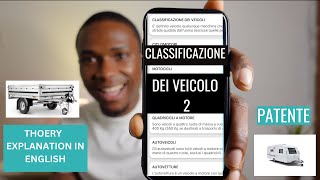 CLASSIFICAZIONE DEI VEICOLI PT2  PATENTE B  ENGLISH THEORY [upl. by Nims618]