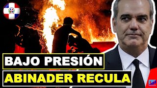 🔴 BAJO PRESIÓN LUIS ABINADER RETROCEDE CON SU CONTROVERSIAL REFORMA FISCAL 20102024 [upl. by Davon]