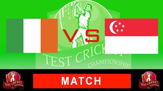 IRELAND VS SINGAPORE  LIVE MATCH  TEST CRICKET CHAMPIONSHIP 3 [upl. by Gentille151]