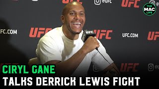 Ciryl Gane talks Derrick Lewis interim title shot Doesnt care if fans boo him [upl. by Adalie]