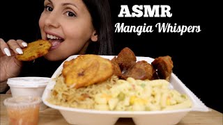 ASMR  EATING HAITIAN FOOD GRIYOGRIOT MUKBANG WHISPER  MANGIA WHISPERS 먹방 [upl. by Nylirehc]