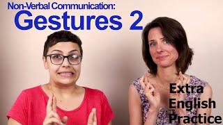 Gestures 2  Common nonverbal communication actions in English  Actions you do with your hands [upl. by Aleemaj]