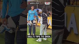 Shubman Gill shares batting tips with India women superstar Harleen Deol  Sports Today [upl. by Tomas931]