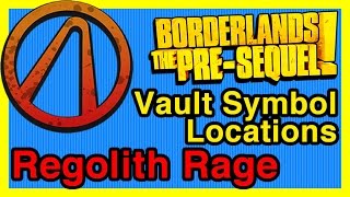 Regolith Range Vault Symbol Locations  Borderlands Pre Sequel  WikiGameGuides [upl. by Adala]