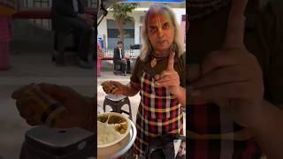 IAS BABA JI KI SPECIAL THALI 70 ME streetfood foodiefood [upl. by Arratahs]