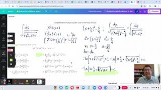 Integrales de la forma a2v2 v2 a2 ejemplo 1 [upl. by Boor294]