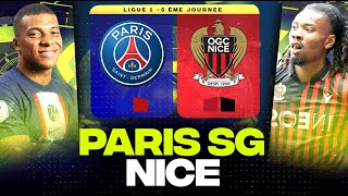 🔴 PSG  NICE  Avant la Champions League  Ouverture J 5   paris vs ogcn   LIGUE 1  LIVEDIRECT [upl. by Leavy]